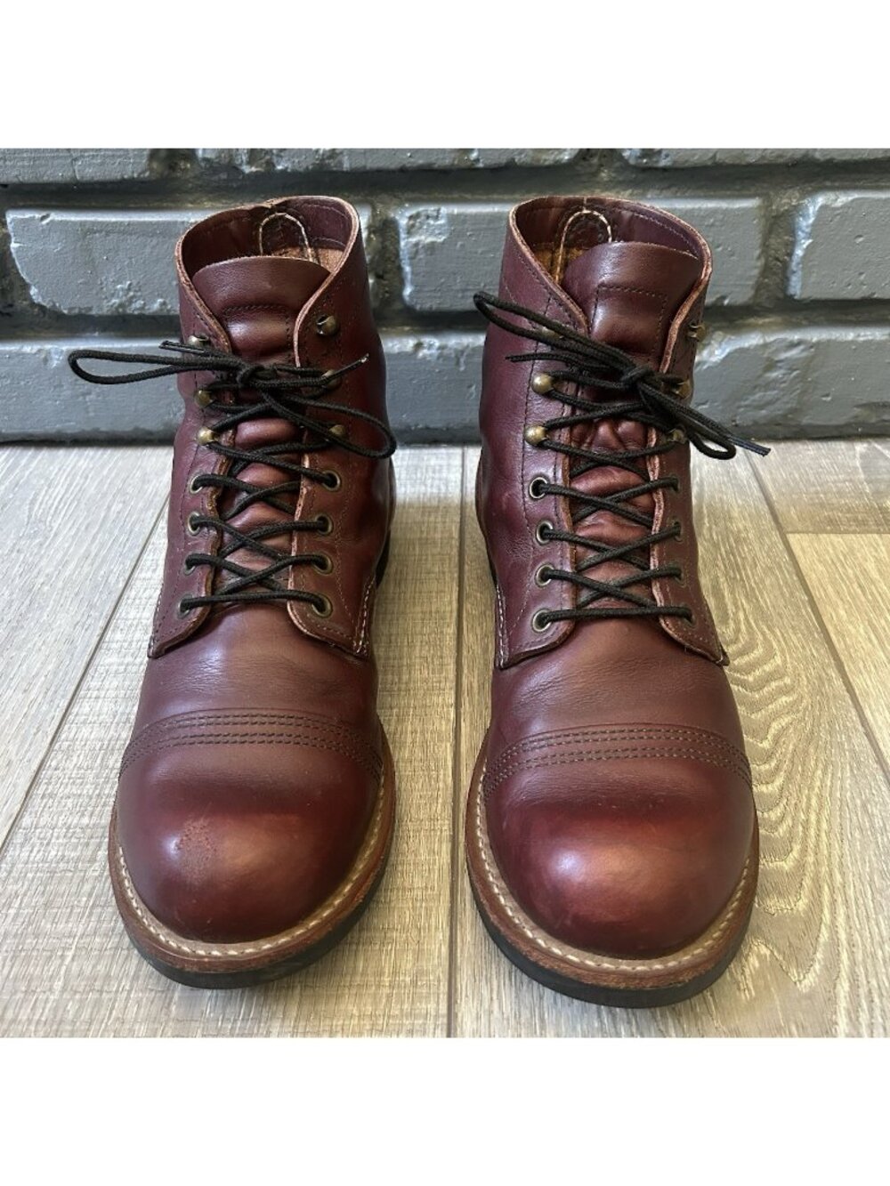 Red Wing 8119 Iron Ranger Oxblood Work Boots Mens 10 D